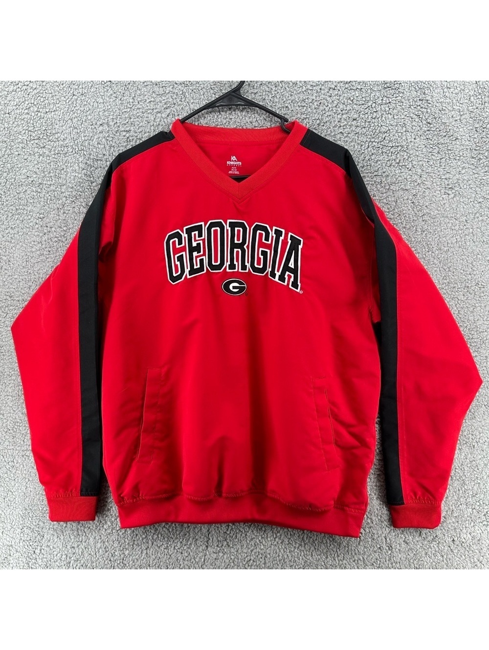 KA‎ Knights V-Neck Georgia Pullover/Windbreaker Men’s Sz Medium
